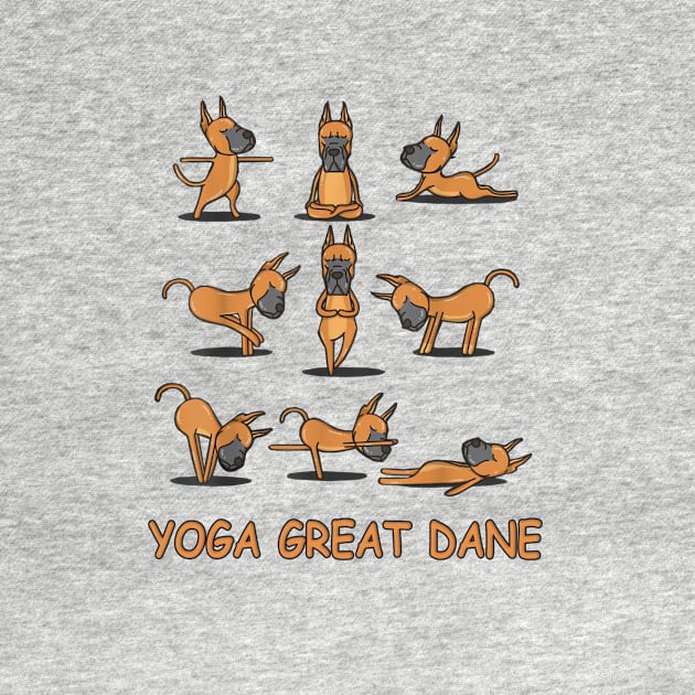 Great Dane Yoga | Funny Items| Great Dane Lover by CathyStore